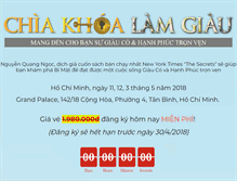 Tablet Screenshot of chiakhoalamgiau.com